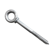 AZTEC LIFTING HARDWARE Eye Bolt With Shoulder, 1/2", 6 in Shank, Carbon Steel, Hot Dipped Galvanized NSP126-LS